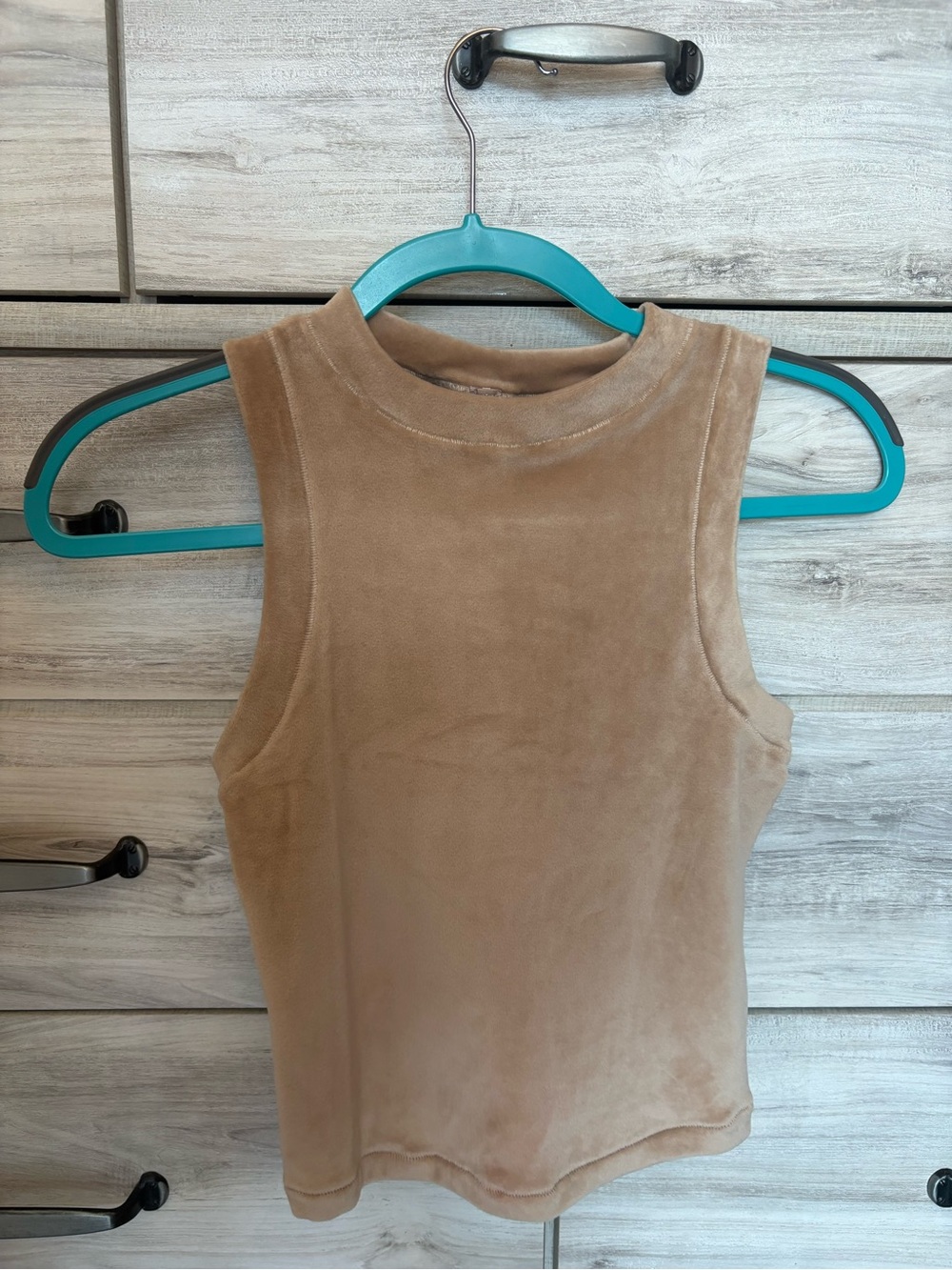 Skims Velour Crew Neck Tank